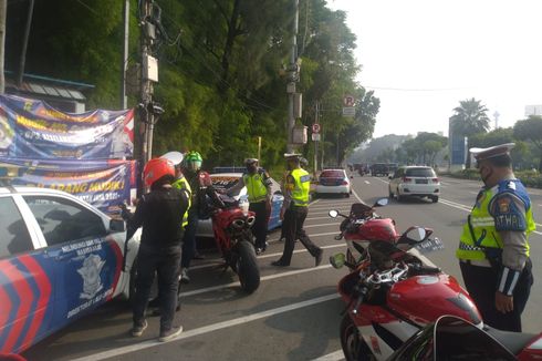 Belasan Pemotor Ducati Kena Tilang di Senayan, Ini Penjelasan Polisi