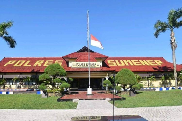 Markas Kepolisian Resor Sumenep, Jawa Timur, Kamis (23/6/2022)
