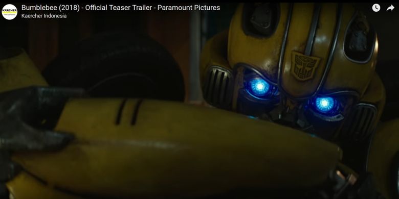 Salah satu adegan dalam .Bumblebee: The Movie