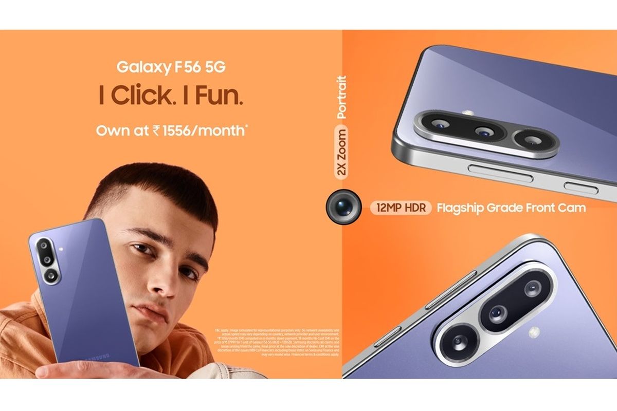 Samsung resmi meluncurkan Galaxy F56 5G di India. Ponsel ini menjadi smartphone tertipis di lini Galaxy F-series, dengan ketebalan hanya 7,2 mm. Sebagai perbandingan, Galaxy F55 tahun lalu hadir dengan ketebalan 7,8 mm.