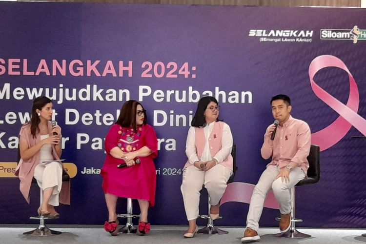 Grup RS Siloam meluncurkan program SELANGKAH 2024 berupa skrining payudara gratis untuk 50.000 wanita di Indonesia. 