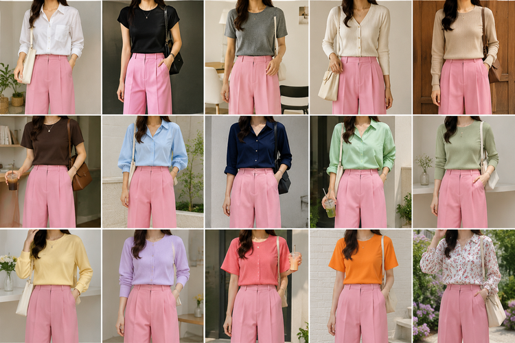 Celana Pink Cocok dengan Baju Warna Apa? Ini 15 Pilihannya