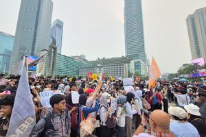 Sebagian Massa Belum Mencapai Bundaran HI, Ketua BEM UI: Ada yang Ketahan, Ada yang Ditangkap