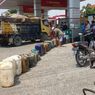 Antrean Pembelian Solar Subsidi Mengular di SPBU Pemalang