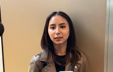 Clairine Clay saat ditemui di kawasan Kuningan, Jakarta Selatan baru-baru ini. 
