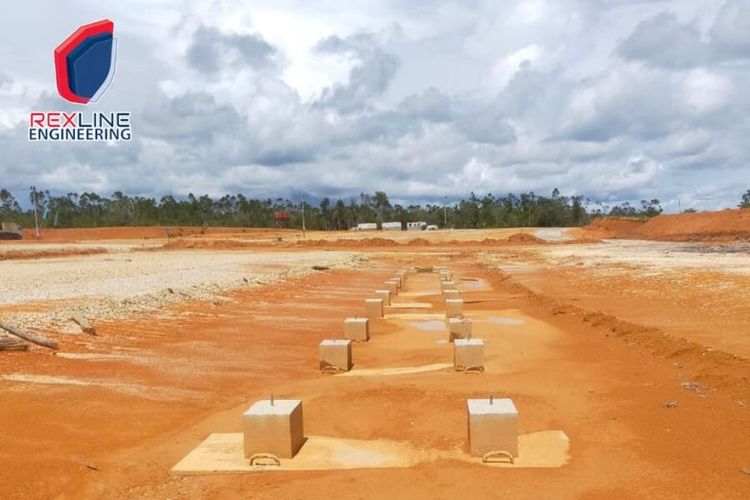 Pengerjaan proyek yang dilakukan tim PT Rexline Engineering Indonesia. 