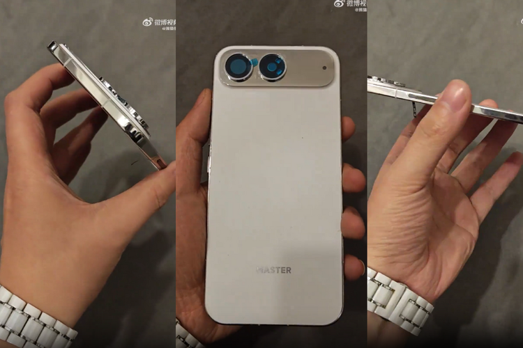Cetakan rekayasa awal (early engineering mould) dari perangkat yang diyakini bernama Xiaomi 17 Air. Dari sisi desain, ponsel ini terlihat mirip seperti iPhone Air, tetapi punya kamera belakang ganda.
