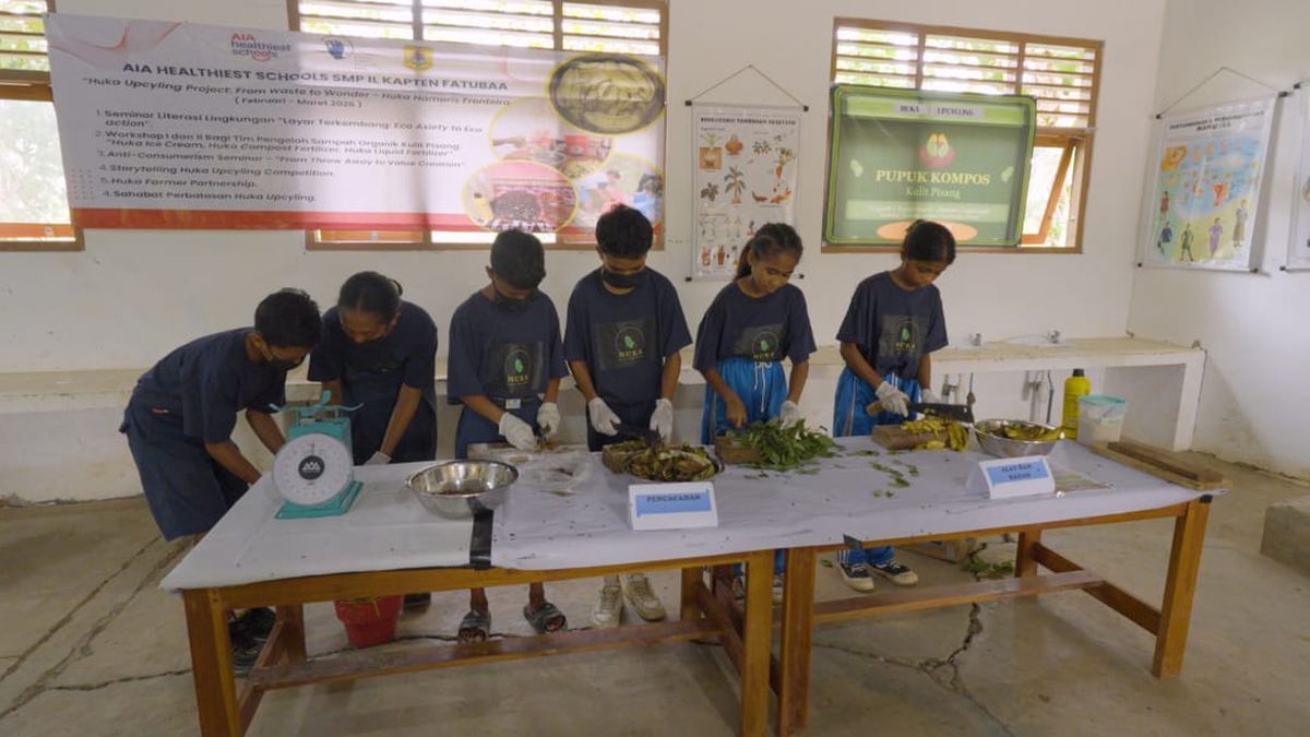 Sekolah di NTT Raih Penghargaan Asia Pasifik Berkat Inovasi Olah Limbah Kulit Pisang