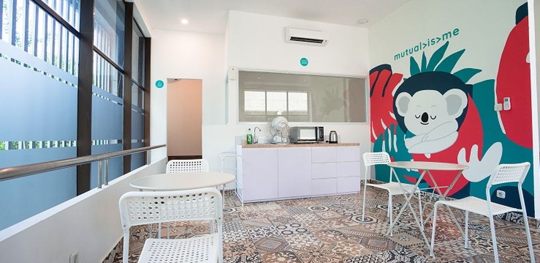 Salah satu area di hotel kapsul milik Bobobox yang berlokasi di Jalan Slamet Riyadi, Solo.