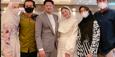 Foto pernikahan Ririn Ekawati dan Ibnu Jamil yang diunggah Ryana Dea