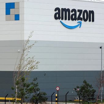 Ilustrasi gudang Amazon.