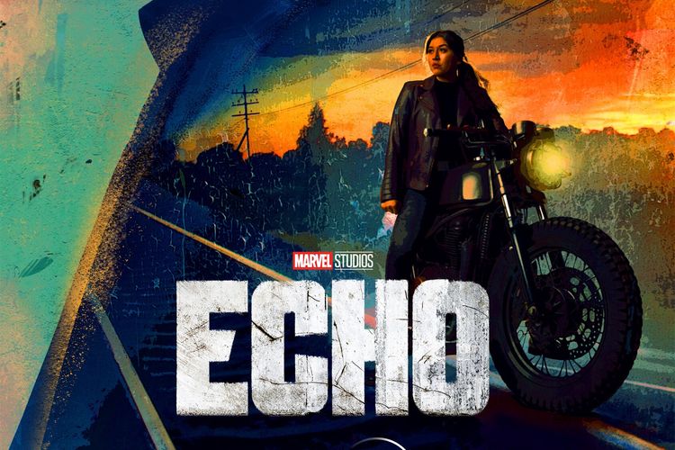 Poster resmi serial Echo, menampilkan tokoh utama Maya Lopez.