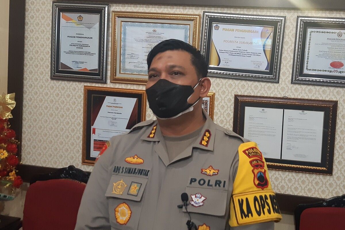 Kapolresta Solo Kombes Pol Ade Safri Simanjuntak.