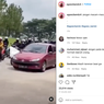 Viral, Rombongan Pemotor Pepet Pengemudi Mobil di Sentul