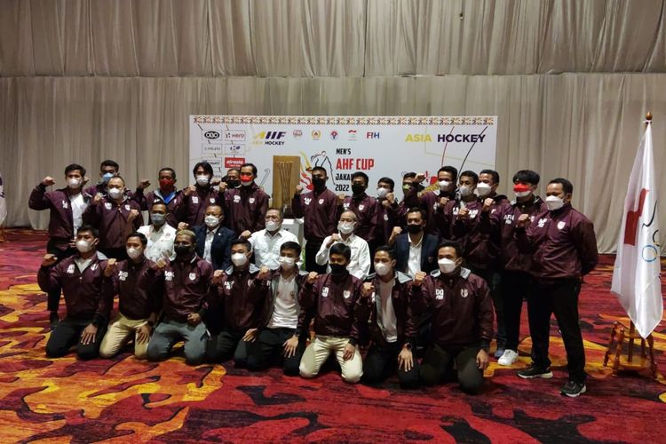 Timnas Hoki Outdoor Indonesia bersiap menjalani Men's AHF Cup 2022 (Piala AHF Putra 2022) demi meraih satu tiket ke Piala Asia Hoki 2022. 