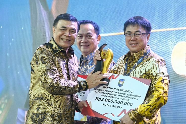 Sukses Tekan Angka Kemiskinan dan Stunting, 3 Kota Ini Raih Penghargaan dari Kemendagri