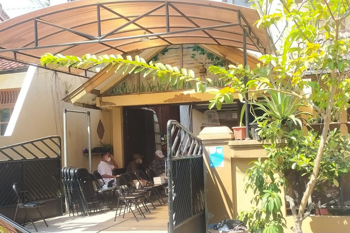 Rumah Iwan Budi pegawai Bapenda Kota Semarang Saksi Kasus Korupsi. Kamis (16/9/2022)