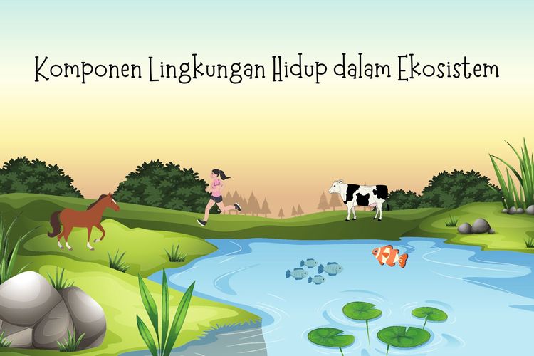 Foto Komponen Lingkungan Hidup Dalam Ekosistem