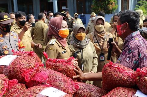 Harga Anjlok Saat Panen Raya, ASN Pemkab Brebes Borong Cabai Petani