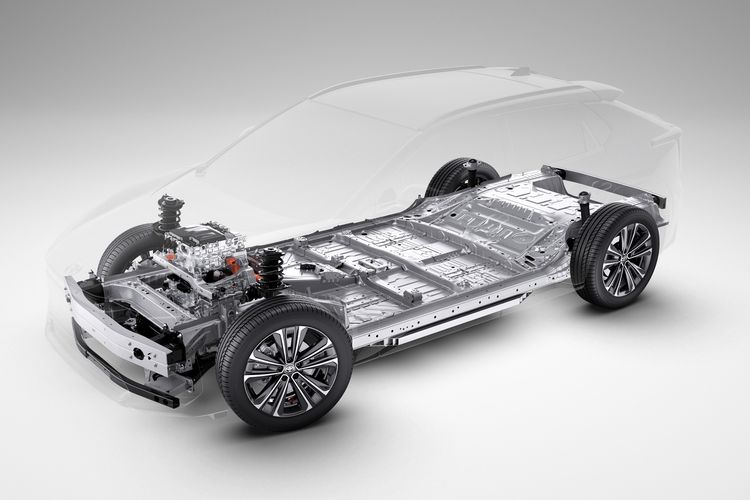 Basis mobil listrik Toyota bZ4X dibuat bersama Subaru