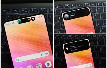 Tampilan aplikasi dynamic Spot untuk menyulap HP Android agar memiliki Dynamic Island ala iPhone 14 Pro.