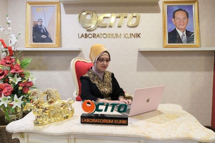 Chief Executive Officer (CEO) Laboratorium Klinik CITO Dyah Anggraeni 