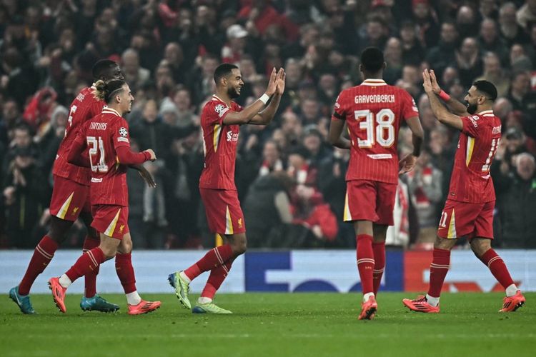 Hasil Liverpool Vs Leverkusen 4-0, The Reds ke Puncak Klasemen Liga Champions