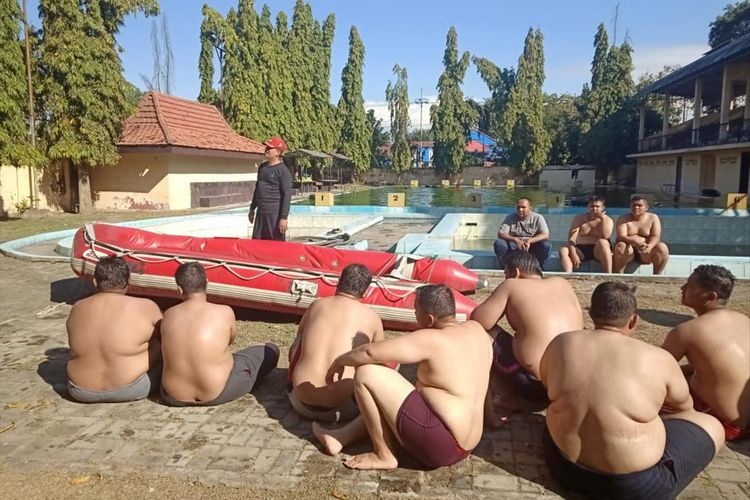 Polisi gendut jalani program diet di SPN Mojokerto