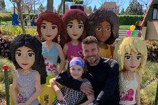 Foto-foto, David Beckham Jalan Berdua dengan Putri Bungsunya