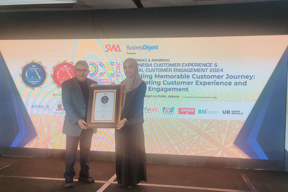 Dompet Dhuafa Raih Penghargaan pada Indonesia Customer Experience  Digital Customer Engagement 2024