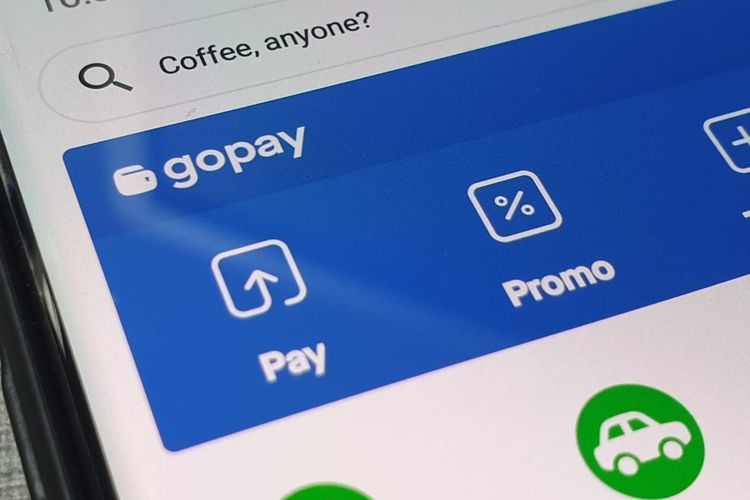 Ilustrasi cara transfer GoPay ke GoPay lain.