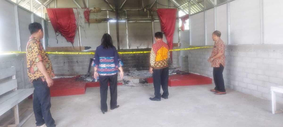 Tiga Kali Rumah Ibadah Kerapatan Gereja Protestan Minahasa di Sigi dibakar OTK, Polisi Diminta Serius