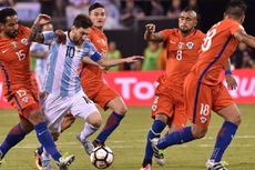 90 Menit Final Copa America, Argentina Vs Cile Masih 0-0 