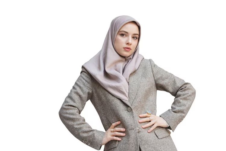 inspirasi outfit idul adha nuansa earth tone