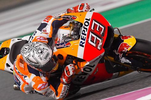 Marquez Paling Cepat pada Sesi Pemanasan GP Qatar