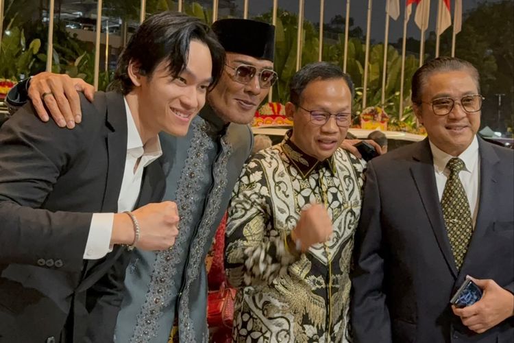 Para Menteri dan Artis Datangi Resepsi Kasespri Prabowo, Rizky Irmansyah, di JCC Senayan