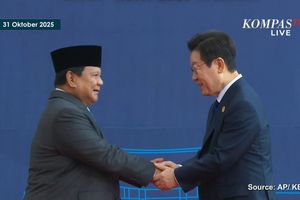 Prabowo Disambut Lee Jae-myung Saat Hadiri APEC di Korsel, Ucap 'Annyeonghaseyo'