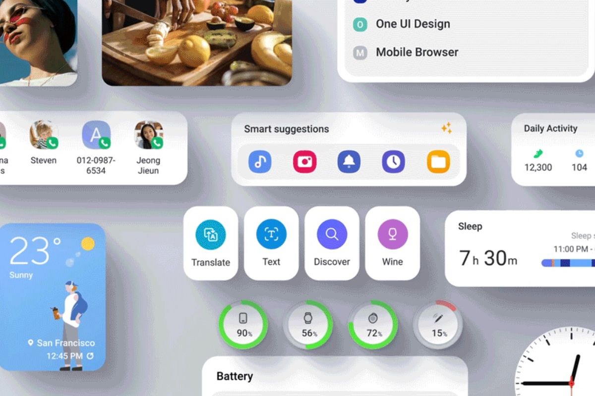 Ilustrasi Samsung One UI 5