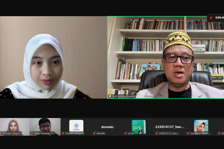 Webinar ?Pemetaan Kesepian di Indonesia? yang dilaksanakan Rumah Cahaya pada Jumat (14/2/2025).