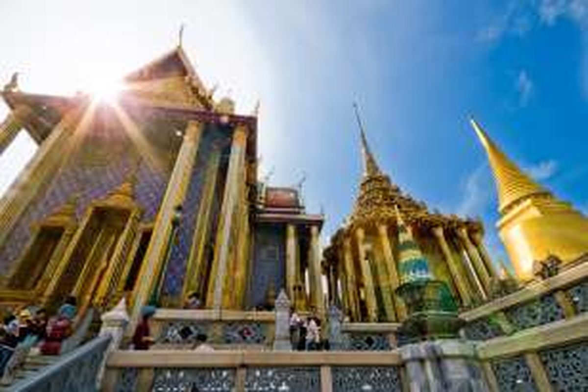 Grand Palace di Bangkok, Thailand.