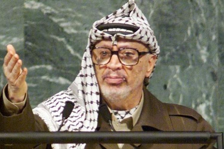 Mendiang pemimpin Palestina, Yasser Arafat.