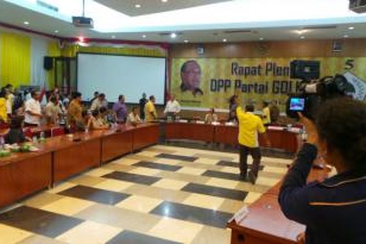 Rapat pleno Partai Golkar yang diselenggarakan di DPP Partai Golkar, Selasa (25/11/2014).