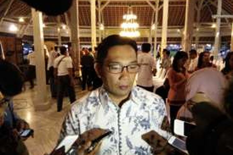 Wali Kota Bandung Ridwan Kamil saat ditemui di Pendopo, Jalan Dalemkaum, Kamis (8/12/2016).