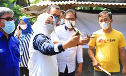 Berdayakan Masyarakat, Kelompok Budidaya Ikan Nila dan Lobster Ini Diapresiasi Menaker Ida 