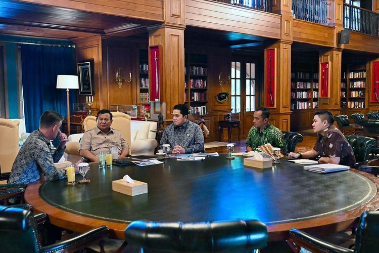 John Herdman Bahas Persiapan Timnas Indonesia dengan Prabowo