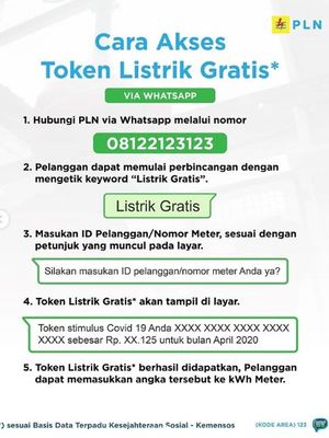 Cara Mendapatkan Token Listrik Gratis Pln Untuk Bulan Mei 2020 Halaman All Kompas Com