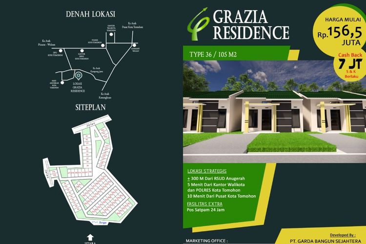 Perumahan Grazia Residence di Sulawesi Utara 