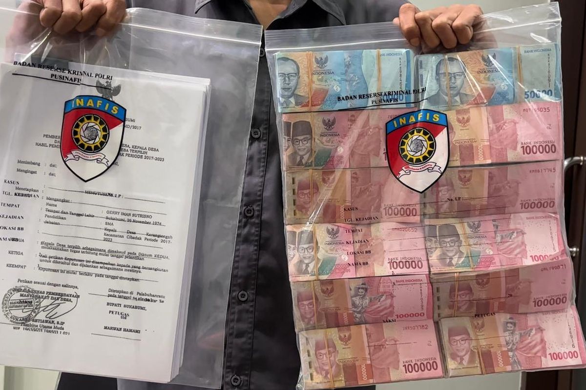 Pakai Dana BLT Rp 1,3 Miliar buat Nyaleg, Eks Kades di Sukabumi Jadi  Tersangka