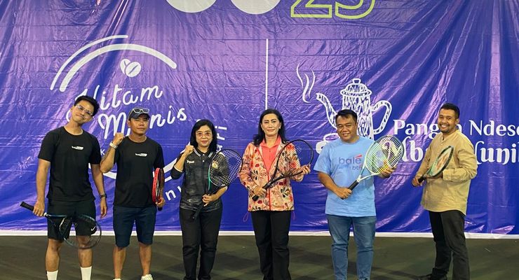 256 Atlet Amatir Ikuti Turnamen Tennis JO 2025 Balikpapan