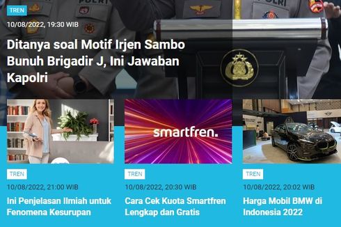 [POPULER TREN] Sederet Kasus yang Ditangani Ferdy Sambo | Motif Pembunuhan Brigadir J